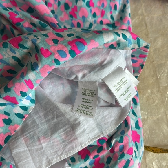 Lilly Pulitzer Set NEW Hottie Dottie Suzie Skirt Bitsy Top Puff Sleeve two piece - Picture 14 of 16